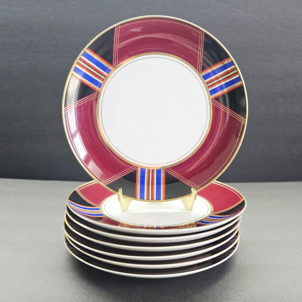 RARE Tuxedo Junction Epoch Noritake Salad Plate Evening Melody 252P (7 Avail)